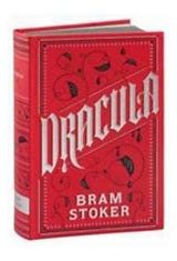 the words DRACULA on book cover